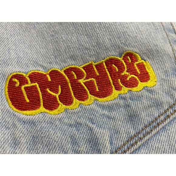 Empyre Skate Jeans 33 Relax Loose Fit Light Wash Denim Baggy 90s Streetwear - Picture 11 of 13